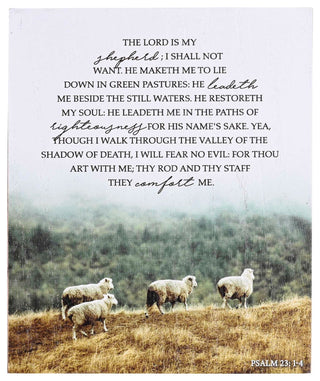 Plaque Psalm 23 8x10
