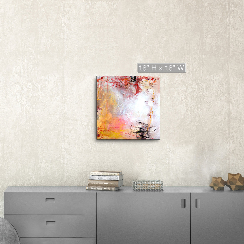 Ready2HangArt 'Rose Water II' Abstract Canvas Wall Art