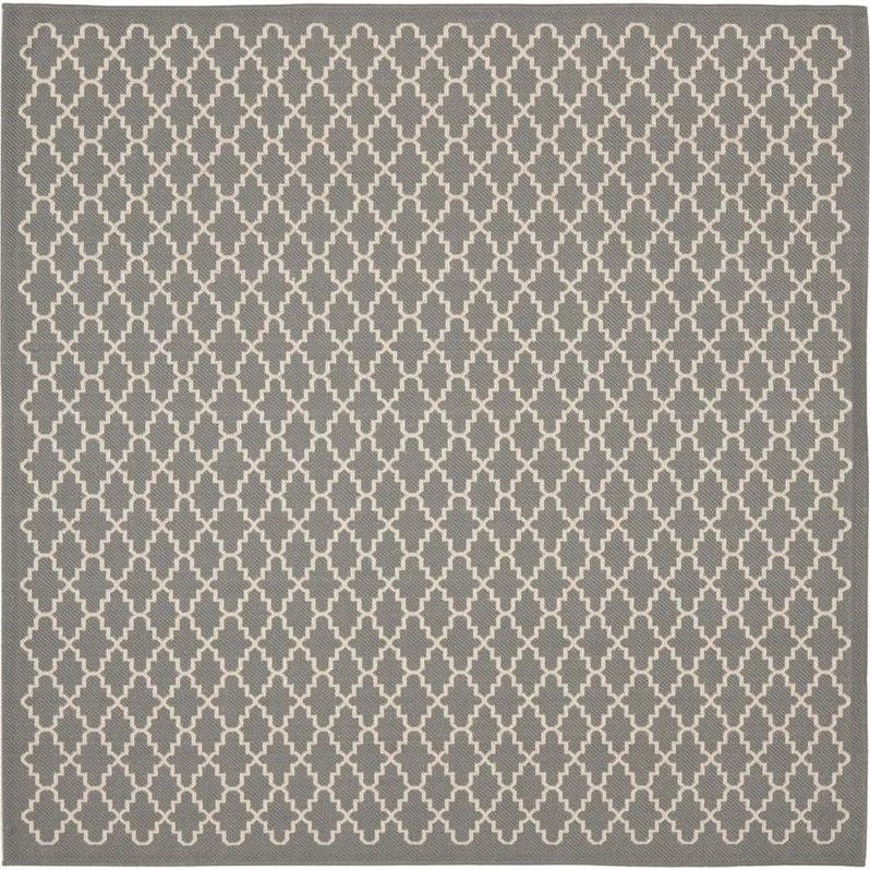 Safavieh Courtyard CY6919-246 5'3" Square Gray Rug