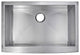 Zero Radius Single Bowl Stainless Steel Hand Made Apron Front Kitchen Sink
