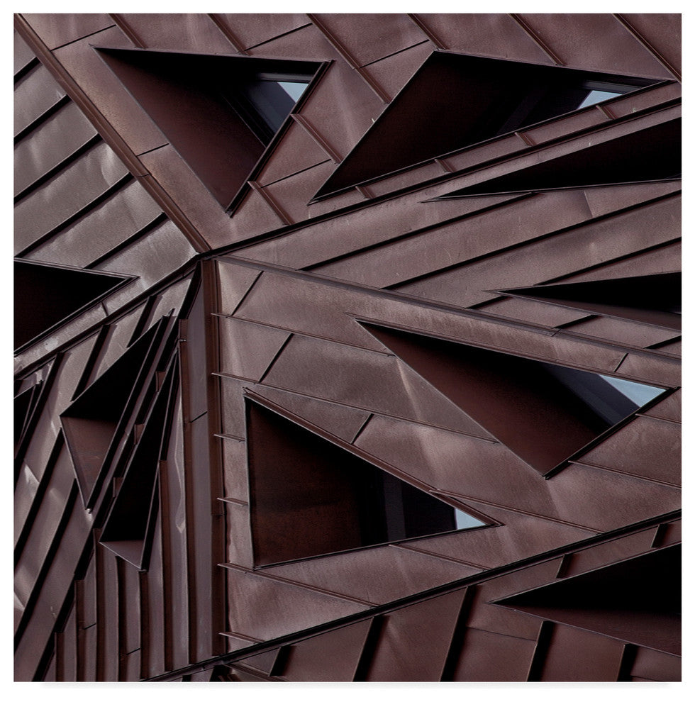 Yvette Depaepe 'Urban Asymmetry' Canvas Art, 14"x14"