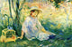 Under the Orange Tree - Gallery Wrapped Canvas Art 28" x 42"