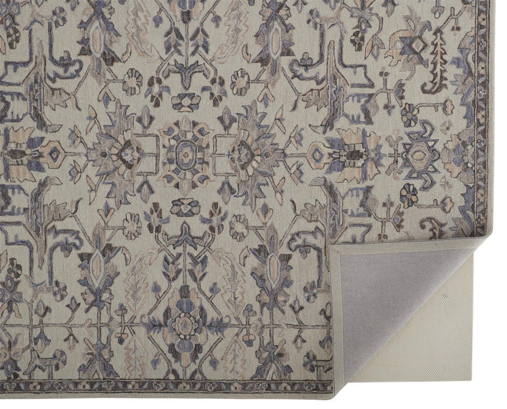 Weave & Wander Faris Ivory/Gray 2'x3' Hand Tufted Area Rug
