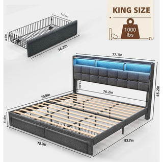 Gewnee King Bed Frame