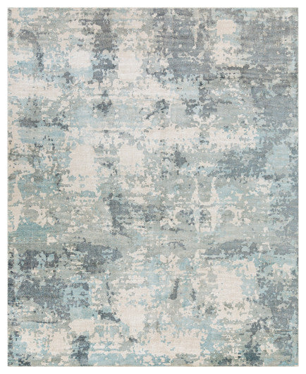 Surya Wilson WSN-2307 5'x7'6" Rug, Teal/Beige/Wheat/Sage