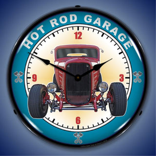1303431 Hot Rod Garage Clock
