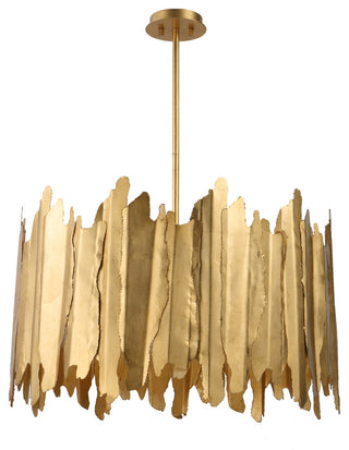 Uttermost Golden Gate 8 Light Industrial Pendant