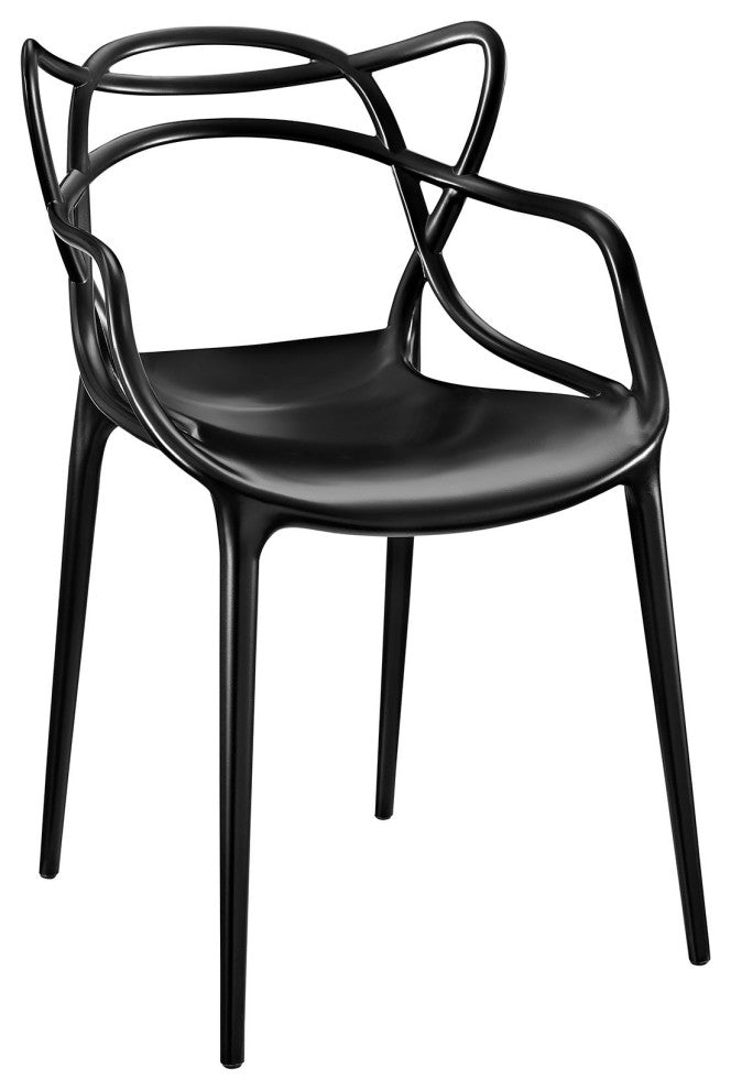 Entangled Dining Armchair, Black