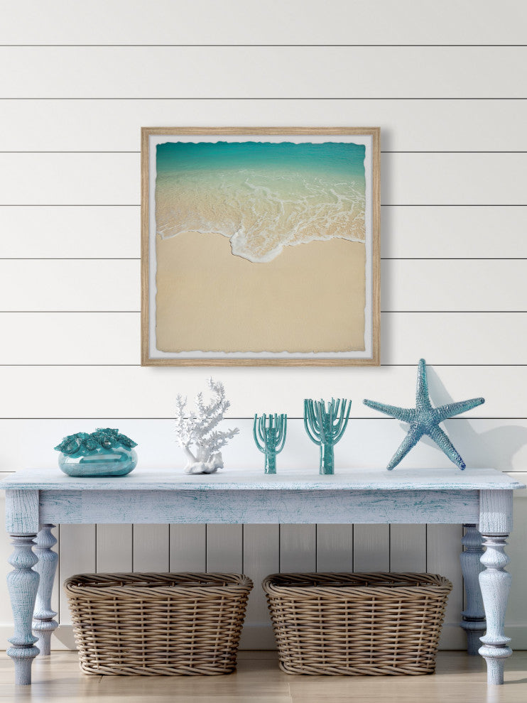 "Summer Never Ends" Framed Painting Print, 32x32