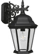 1-Light Wall Lantern, Textured Black