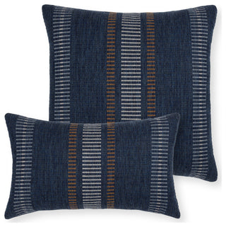 Journey Indigo Indoor/Outdoor Performance Pillow, 20"x20"