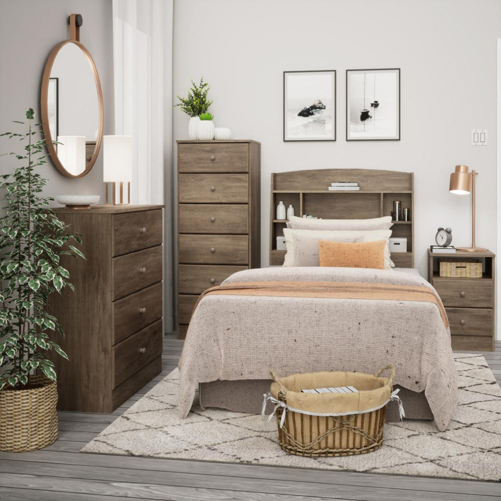 Astrid Twin Headboard, Drifted Gray