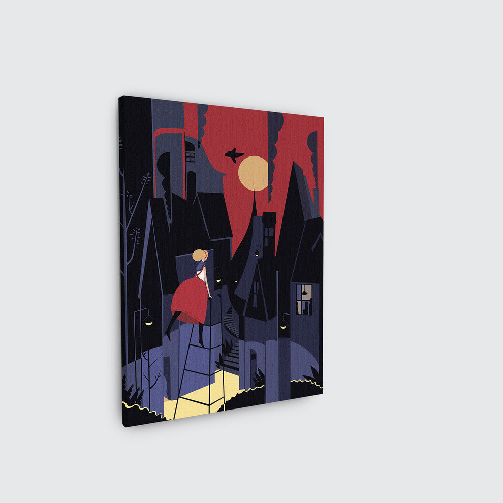 Mod Made "Curiosity" Canvas Wall Art, 11"x16"