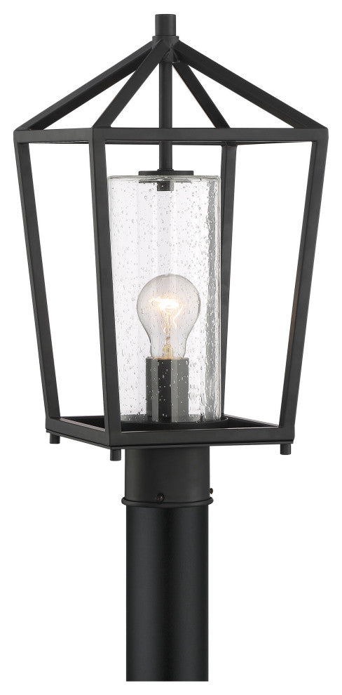 Nuvo Hopewell 1-Light Incandescent Matte Black Wall Mount