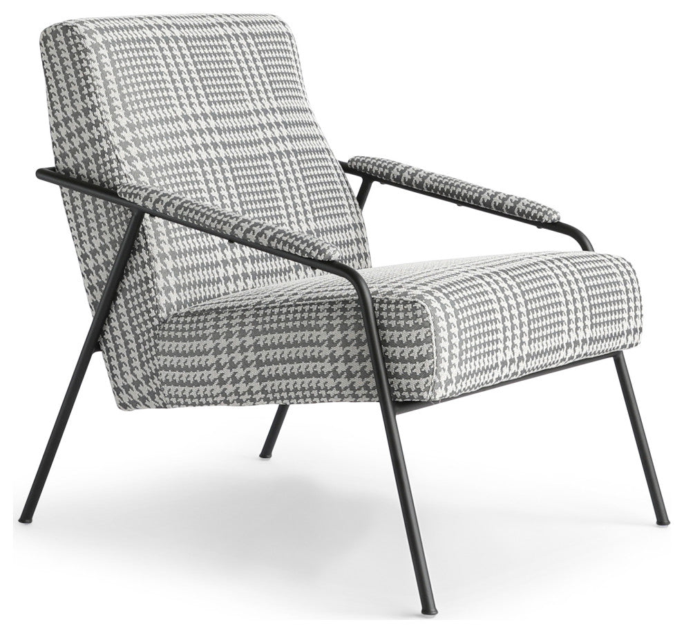 Logan Lounge Chair, Silver