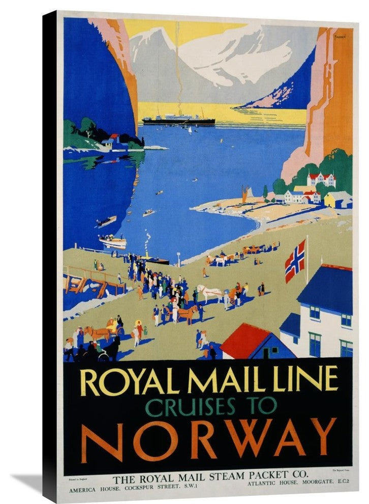 Royal Mail Cruises / Norway, 19"X30"
