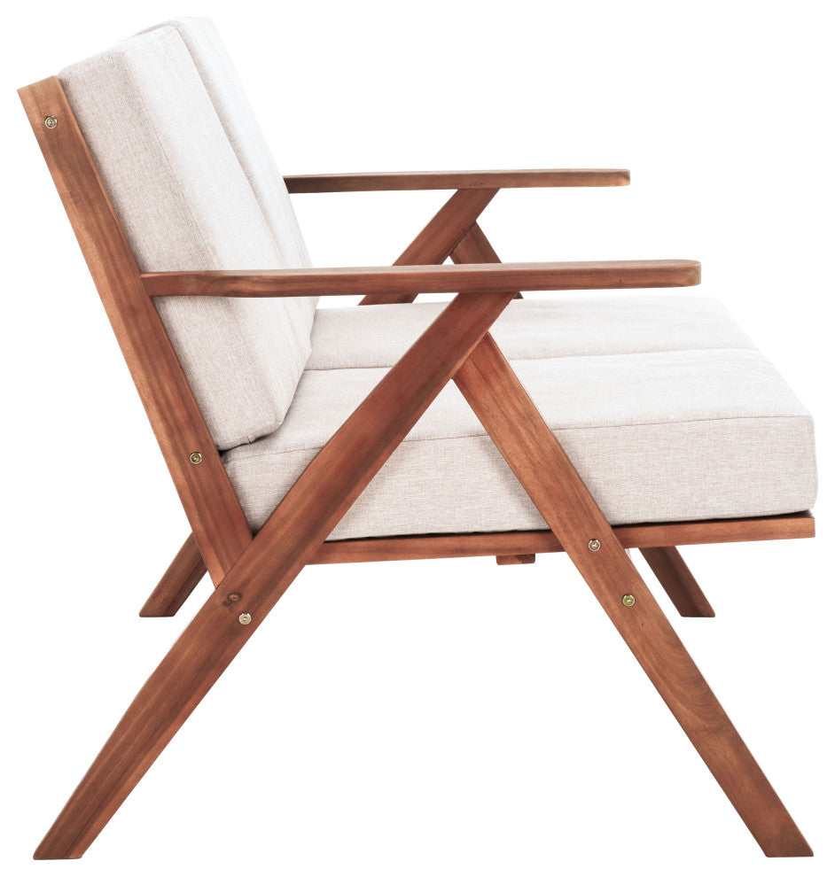 Safavieh Dryad Bench, Natural/Light Grey