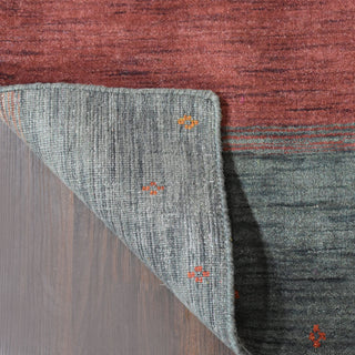 HAND KNOTTED LOOM WOOL ECO - FRIENDLY AREA RUGS - Multicolor,Contemporary