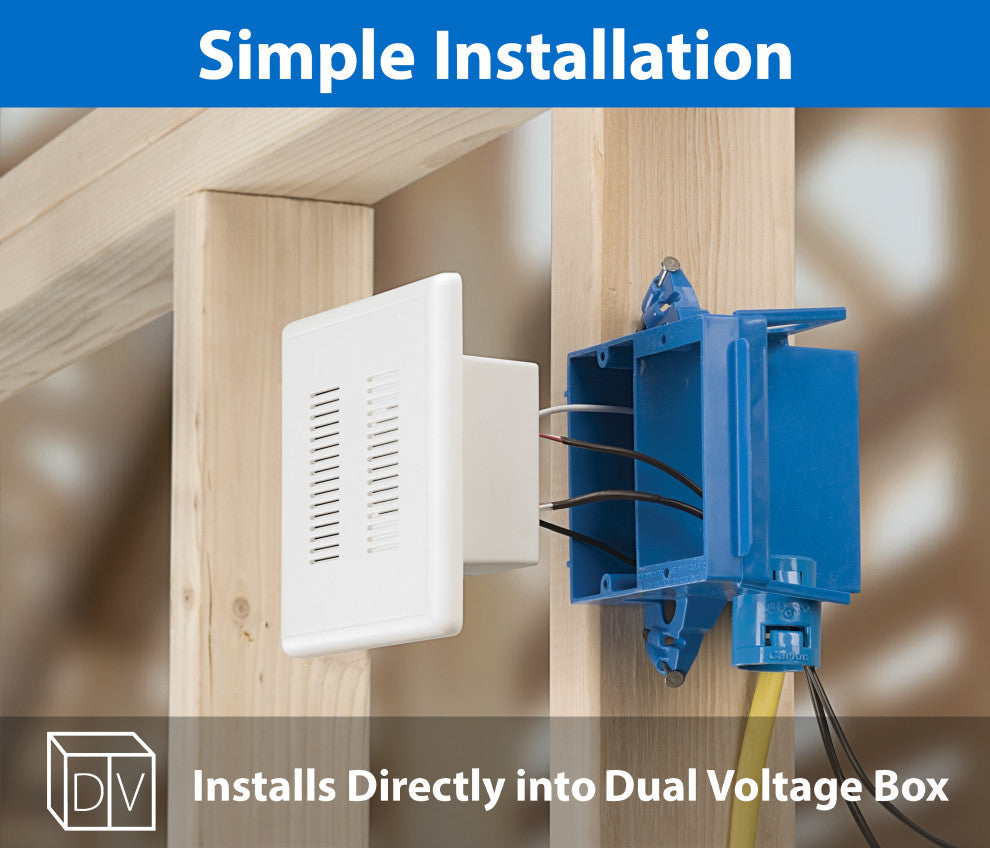PrimeChime Plus 2 - Video Compatible Doorbell Chime Kit, Nickel, Decorative Button