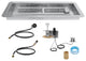 VEVOR 30x10 inch Drop-in Fire Pit Pan Fire Pit H-shape Burner Kit 125,000 BTU