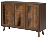 Alexis 3-Door Accent Cabinet, Espresso