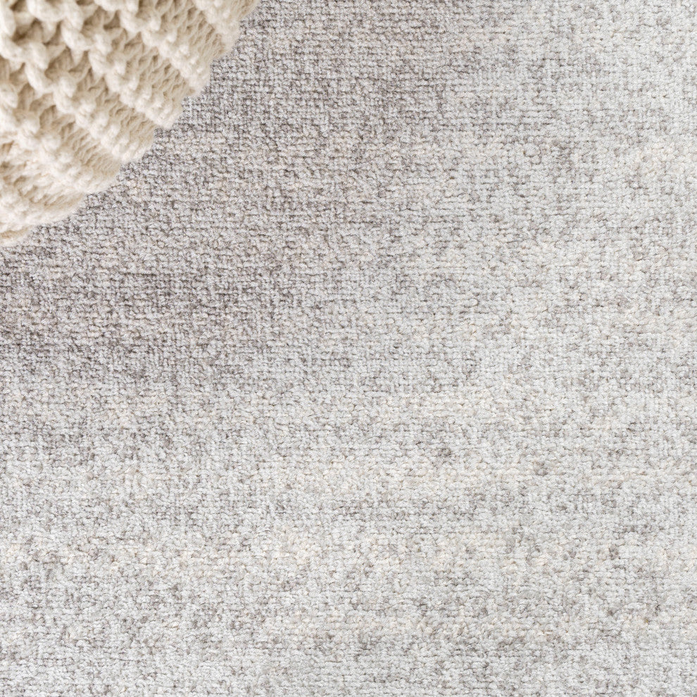 Shore Modern Gradient Area Rug, Gray/Cream, 4 X 6