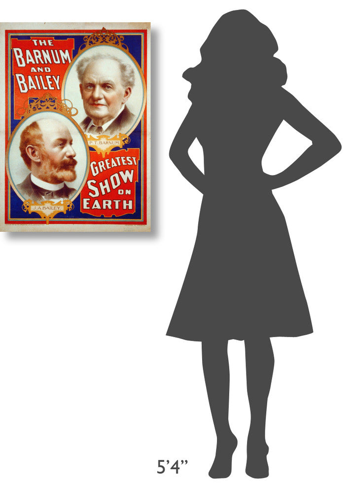 Portraits Of P.T. Barnum And J.A. Bailey, 1897, 22x30