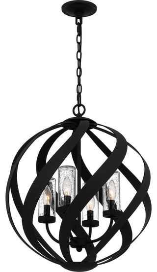 Quoizel BMS2820 Blacksmith 4 Light 20"W Multi Light Pendant - Earth Black
