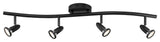 Cobra LED Wall or Ceiling Spotlight Bar in Black