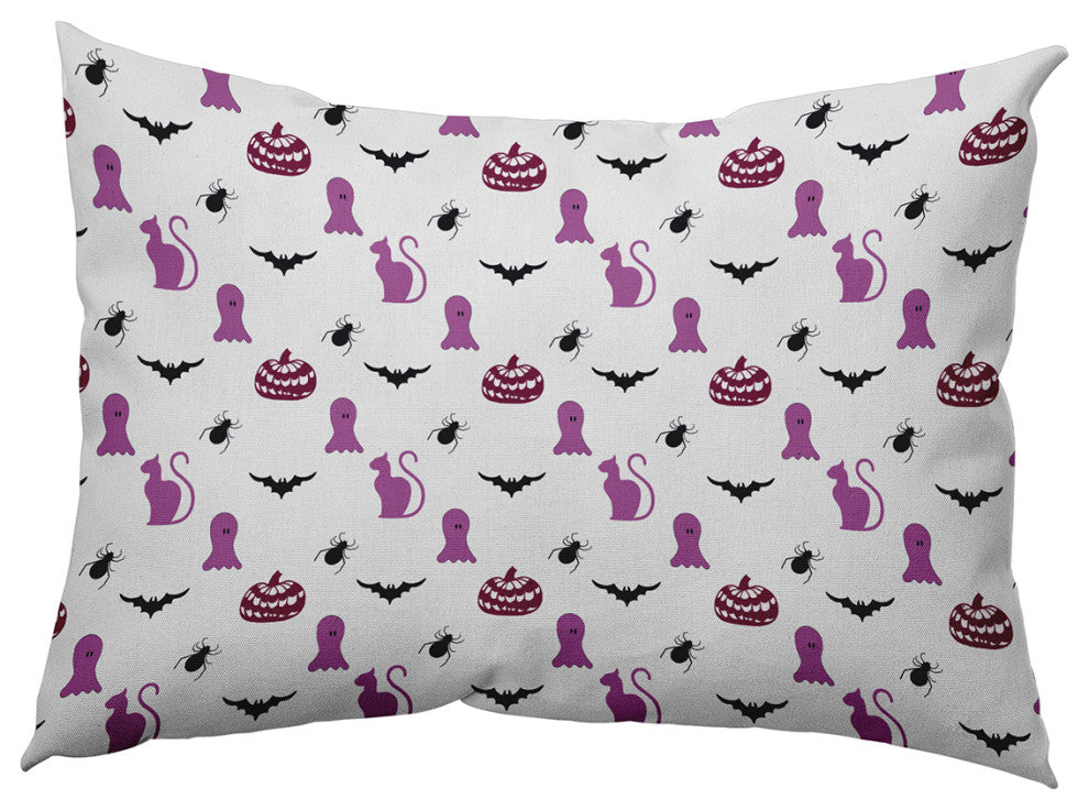Halloween Critters Accent Pillow, Orchid, 14"x20"