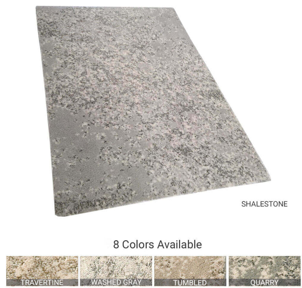 Tavares Distressed Indoor Carpet Area Rug, Weathered, 12x11