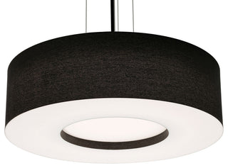 Montclair 24" LED Pendant, Black Finish, Black Shade