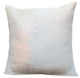 Ivory Decorative Pillow Covers 14"x14" Cotton, Rainbow Streaks