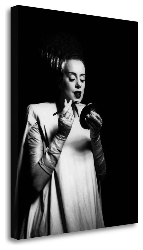 "Even Monsters Need A Date" By Unknown, Giclee Print on Gallery Wrap Canvas