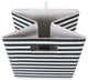 Polyester Cube Pinstripe Black Square 13"x13"x13"