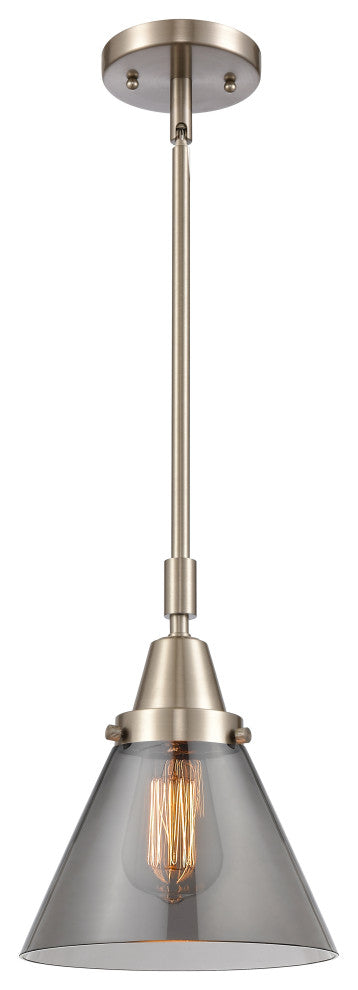 INNOVATIONS LIGHTING 447-1S-SN-G43 Large Cone Mini Pendant