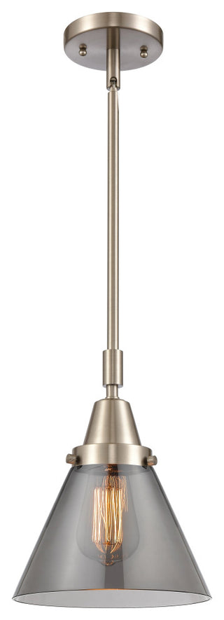 INNOVATIONS LIGHTING 447-1S-SN-G43 Large Cone Mini Pendant