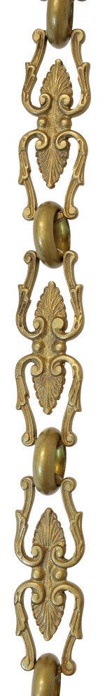 Brass Vintage Chandelier Chain, Various Finishes, Antique Brass, U80