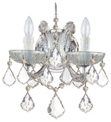 Crystorama Lighting Group 4472-CL-MWP Maria Theresa 2 Light 13" - Polished