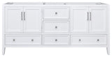 Avanity Everette 72 in. Double Vanity Only in White