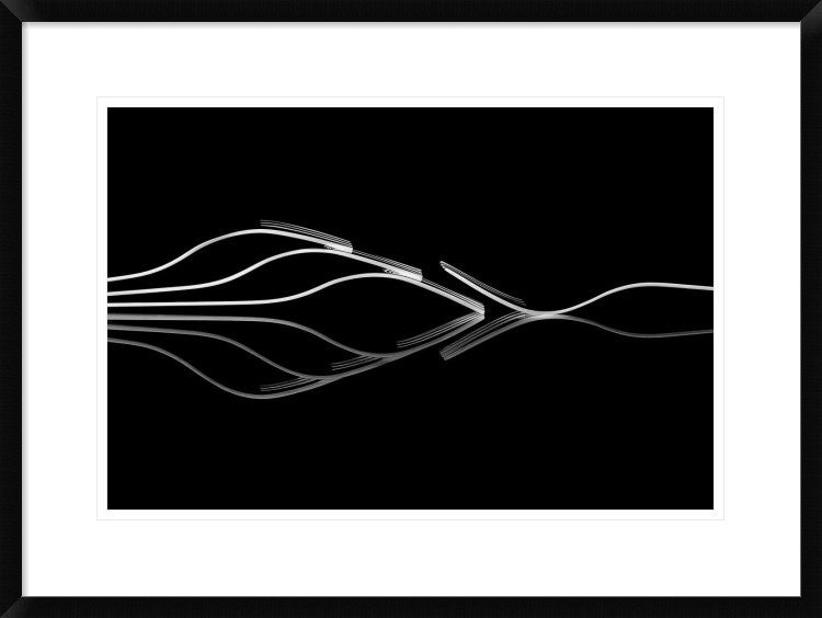 "Outsider" Framed Digital Print by Gert Lavsen, 30x22"