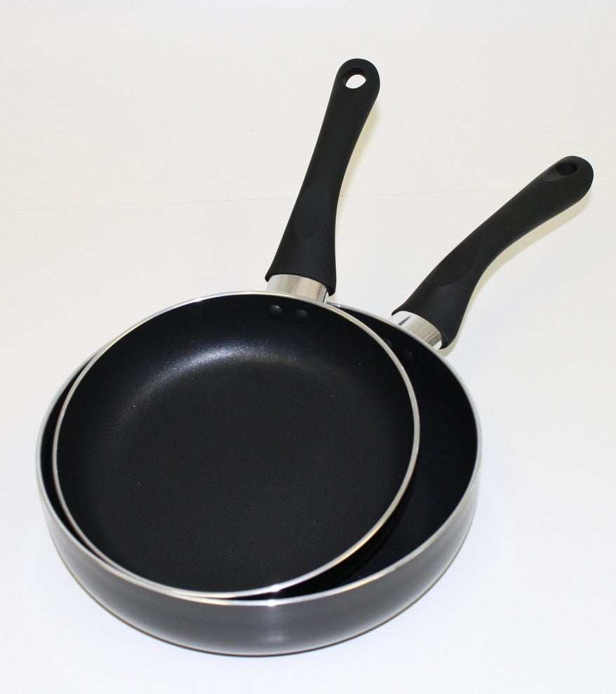 Cook N Home 15 Piece Non stick Black Soft handle Cookware Set