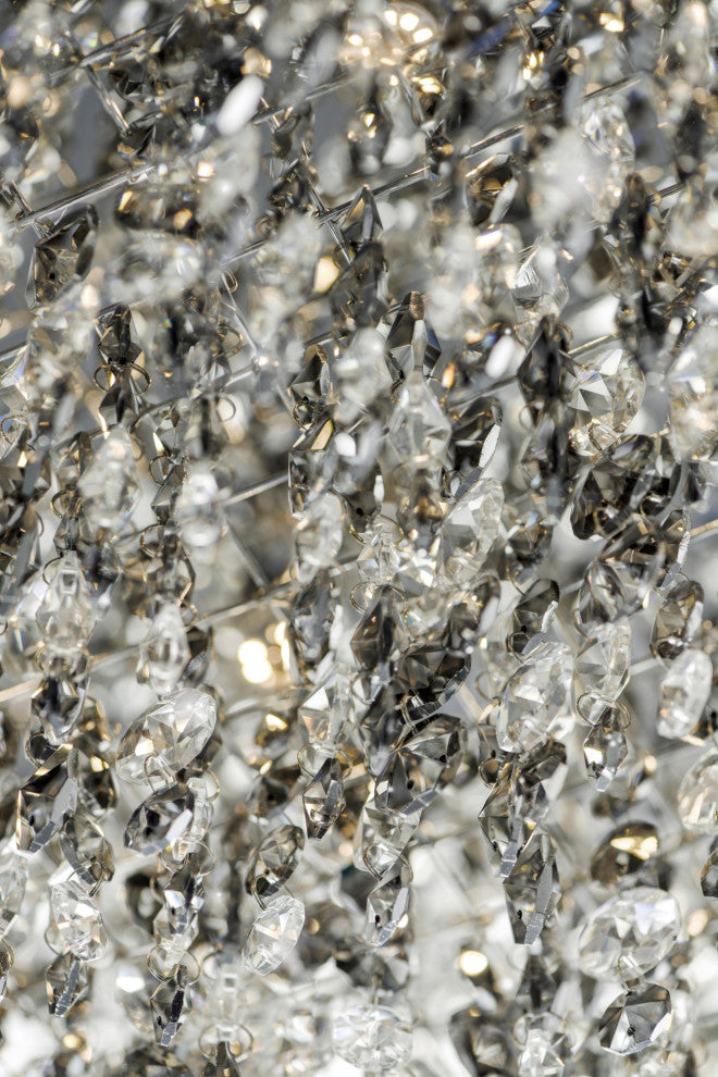 Maxim 39650MSK Mystic 16"W LED Crystal Ceiling Light - Polished Chrome