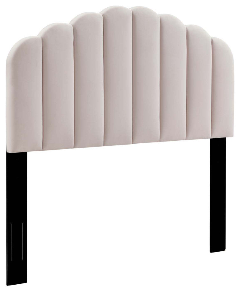 Veronique Full/Queen Performance Velvet Headboard-Pink