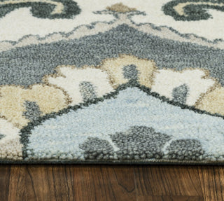 Rizzy Home Leone LO9991 Beige Medallion Area Rug, Rectangular 8'x10'
