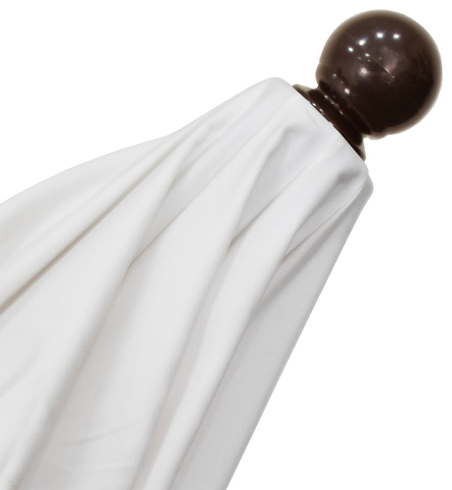 7.5'' Fiberglass Umbrella Bronze, Sunbrella, Granite