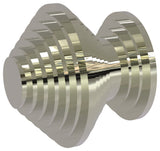 Designer Cabinet Knob, Polished Nickel