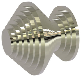 Designer Cabinet Knob, Polished Nickel