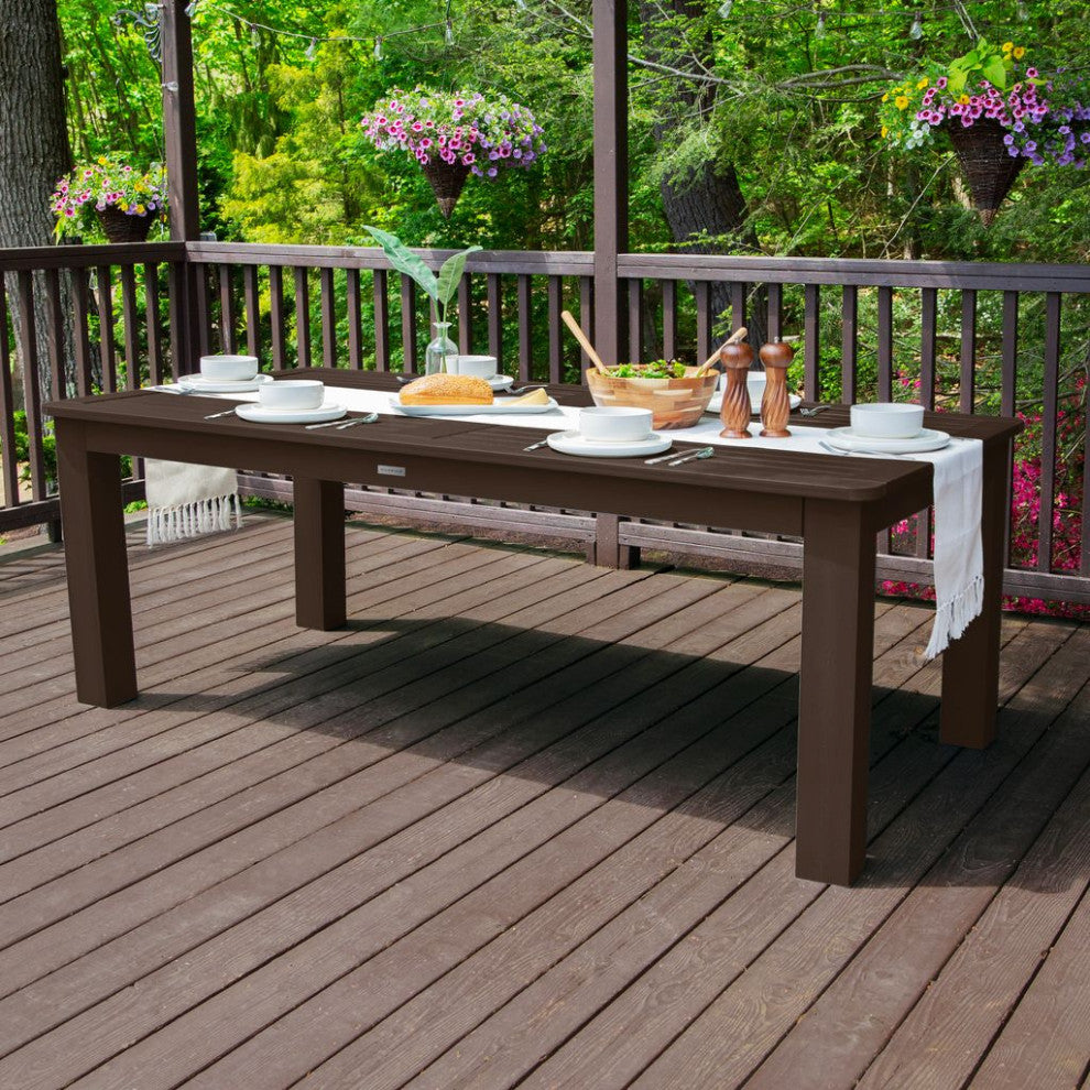 Oversize Rectangle Dining Table, Weathered Acorn