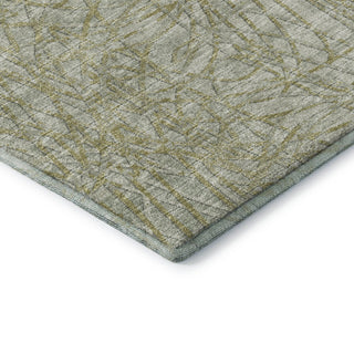 Premium Machine Washable Mayfield AMF35 Sage 3' x 5' Rug